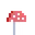 An amanita muscaria mushroom